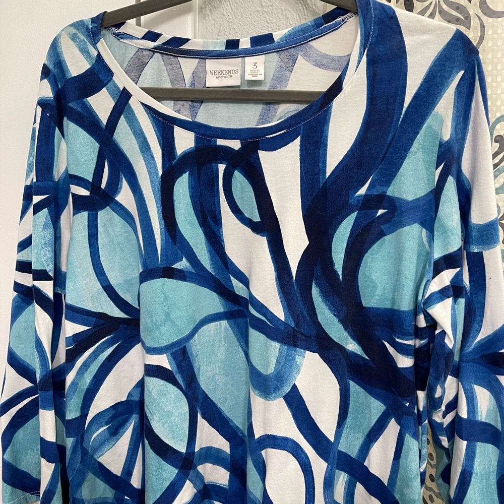 Weekends by Chico’s - 3/4 Sleeve Blous